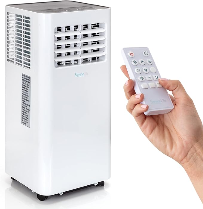 A/C Cooling Unit with Built-in Dehumidifier & Fan Modes,