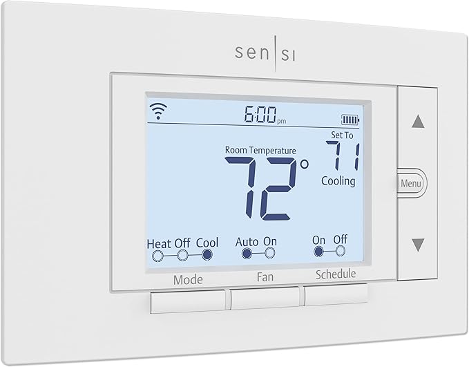 Emerson Sensi Wi-Fi Smart Thermostat for Smart Home, 