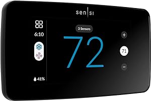 Sensi Touch 2 Smart Thermostat with Touchscreen Color Display