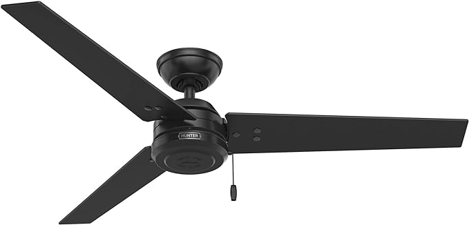 Hunter Cassius Indoor / Outdoor Ceiling Fan with Pull Chain Control