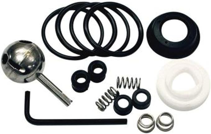 Repair kit for Delta faucets, stops leaks, durable construction, saves water.






