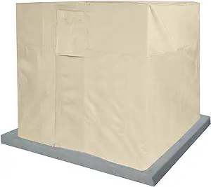 air Conditioning Protector, Conditioner Outside Units, Tan, AC-Cover-Beige