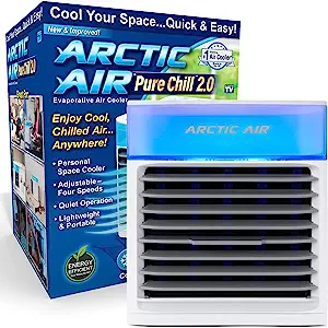  Powerful, Quiet, Lightweight and Portable Space Cooler with Hydro-Chill Technology For Bedroom