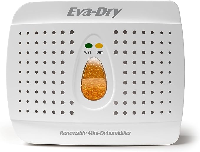 Mini dehumidifier: Easy to use, lasts 20-30 days, cordless, durable.






