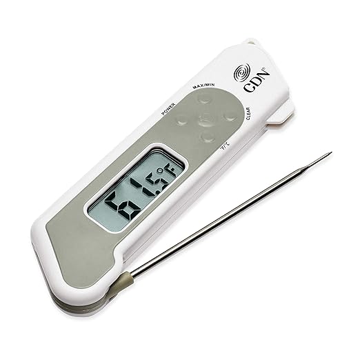 CDN TCT572-W ProAccurate Digital Instant Read Folding Thermocouple Cooking Thermometer
