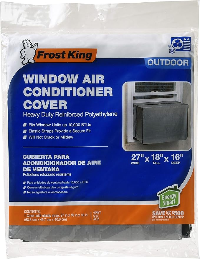 THERMWELL Frost King AC2H Outside Window Air Conditioner Cover, 18 x 27 x 16-Inch,